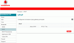 Si potrà usare UPnP ?